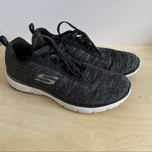 Sketchers Flex Appeal 3.0 in Heather Black